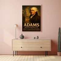 John And John Quincy Adams Poster