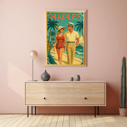 Vintage Naples Travel Poster