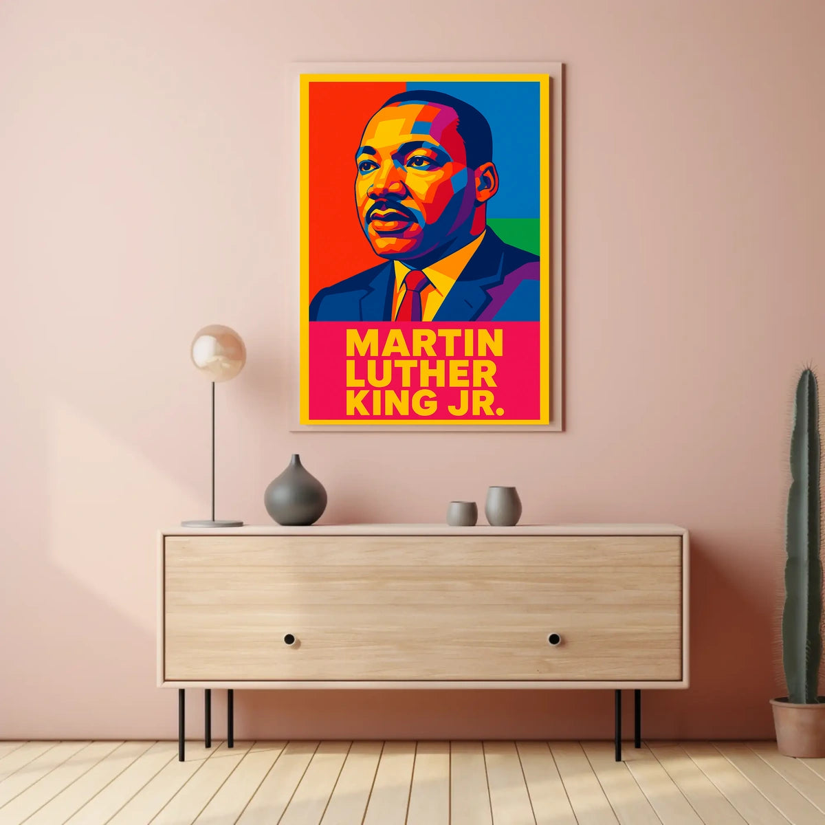 Martin Luther King Jr. Iconic Leader Poster
