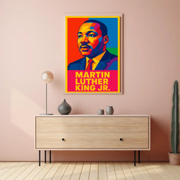 Martin Luther King Jr. Iconic Leader Poster