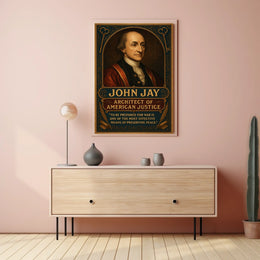 John Jay Architect Of American Justice Poster