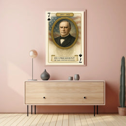 25th President Of United States Poster