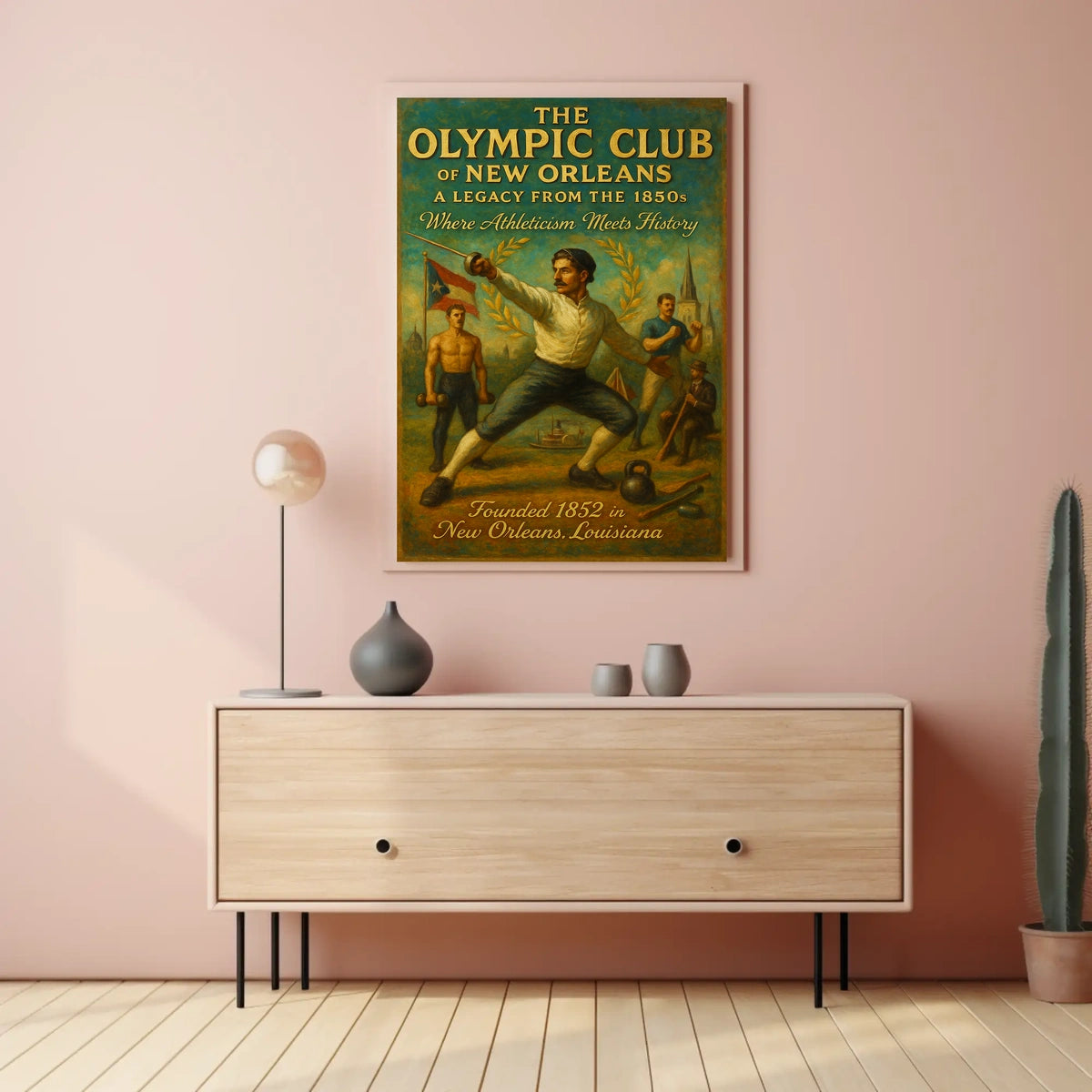 The Olympic Club Of New Orleans Poster