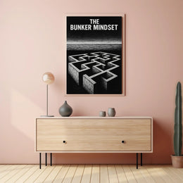 The Bunker Mindset: Abstract Artistic Poster