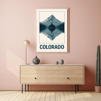 Colorado Mountain Reflection Poster