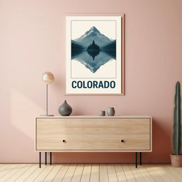 Colorado Mountain Reflection Poster
