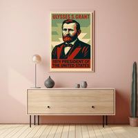 Ulysses Grant Presidential Heritage Decor Portrait Poster