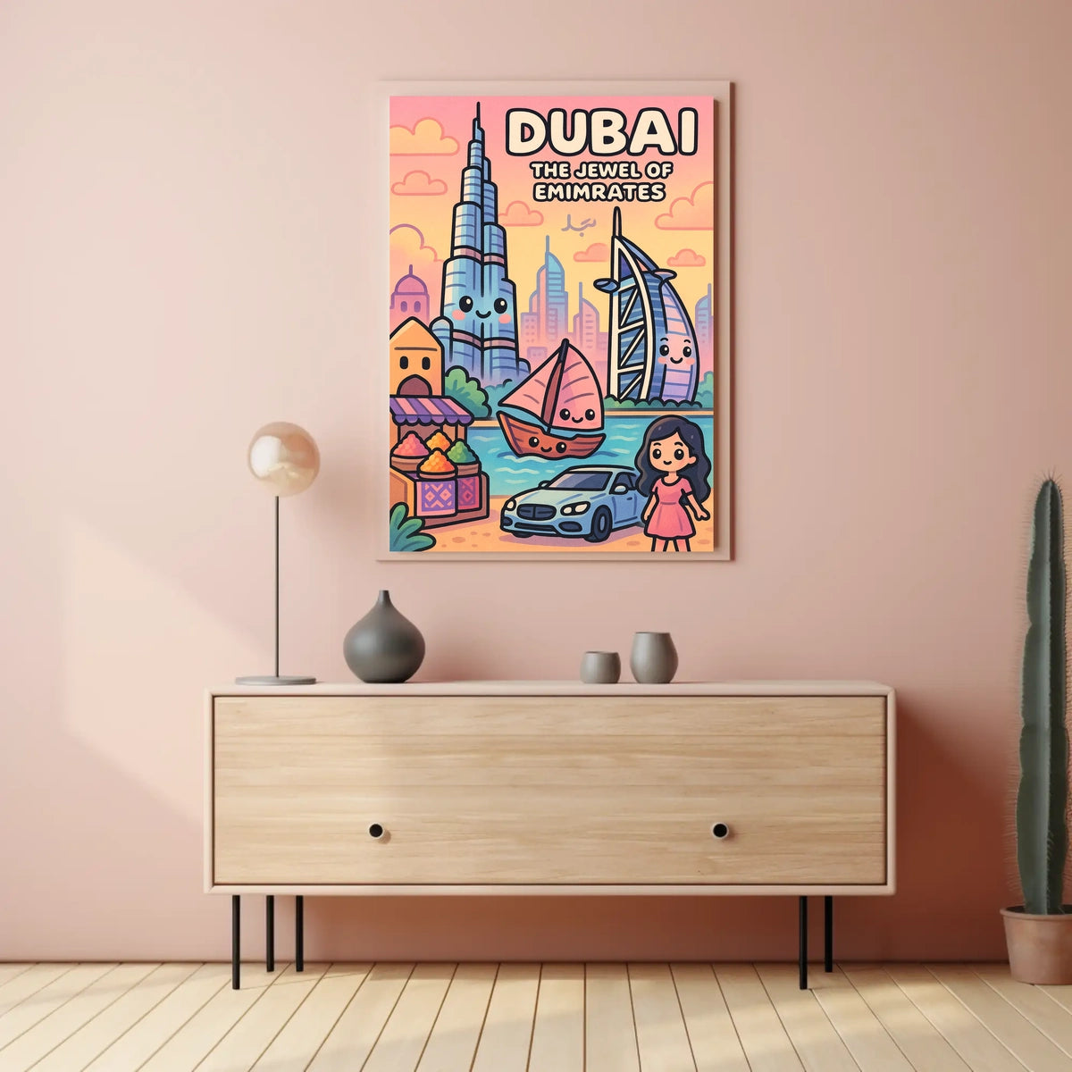 Dubai The Jewel of Emirates Poster