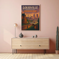 Explore Louisville, Kentucky Poster