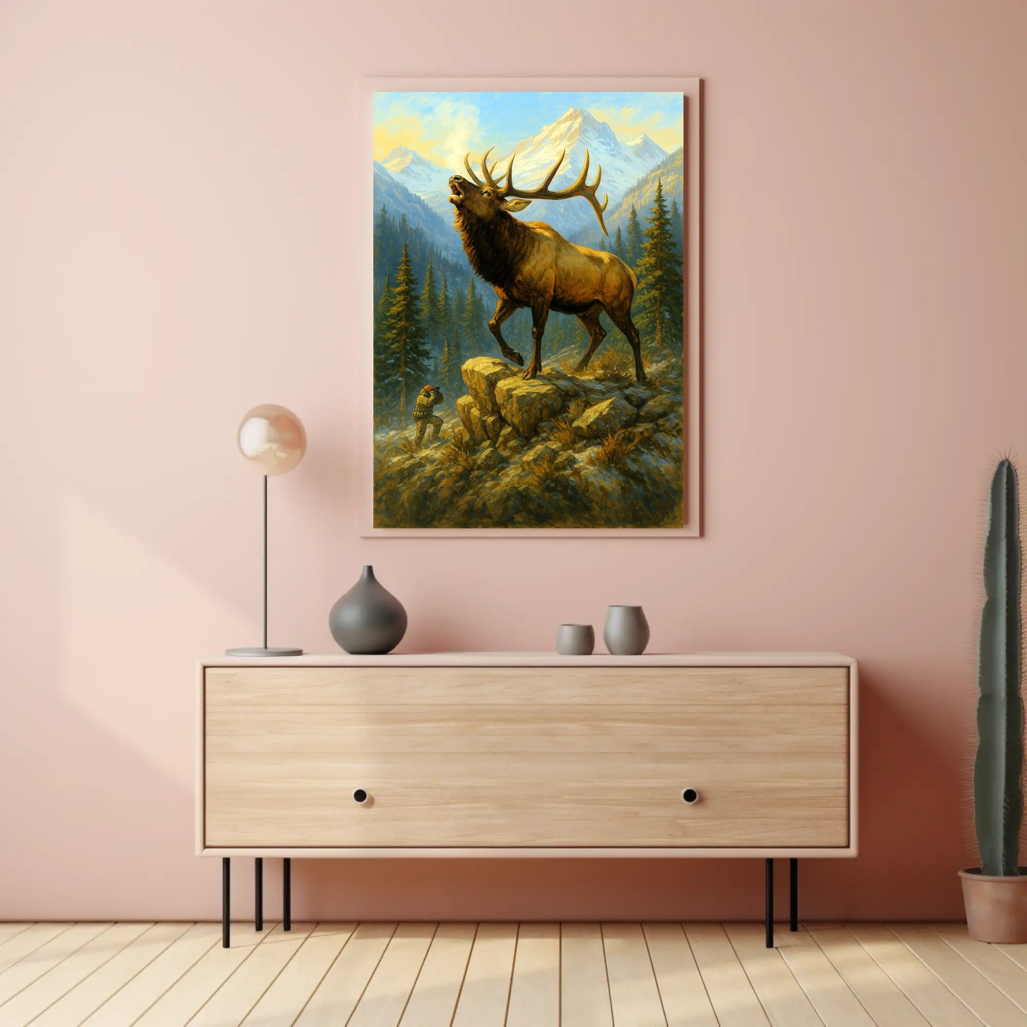 Majestic Wilderness Encounter Poster PosterGoat