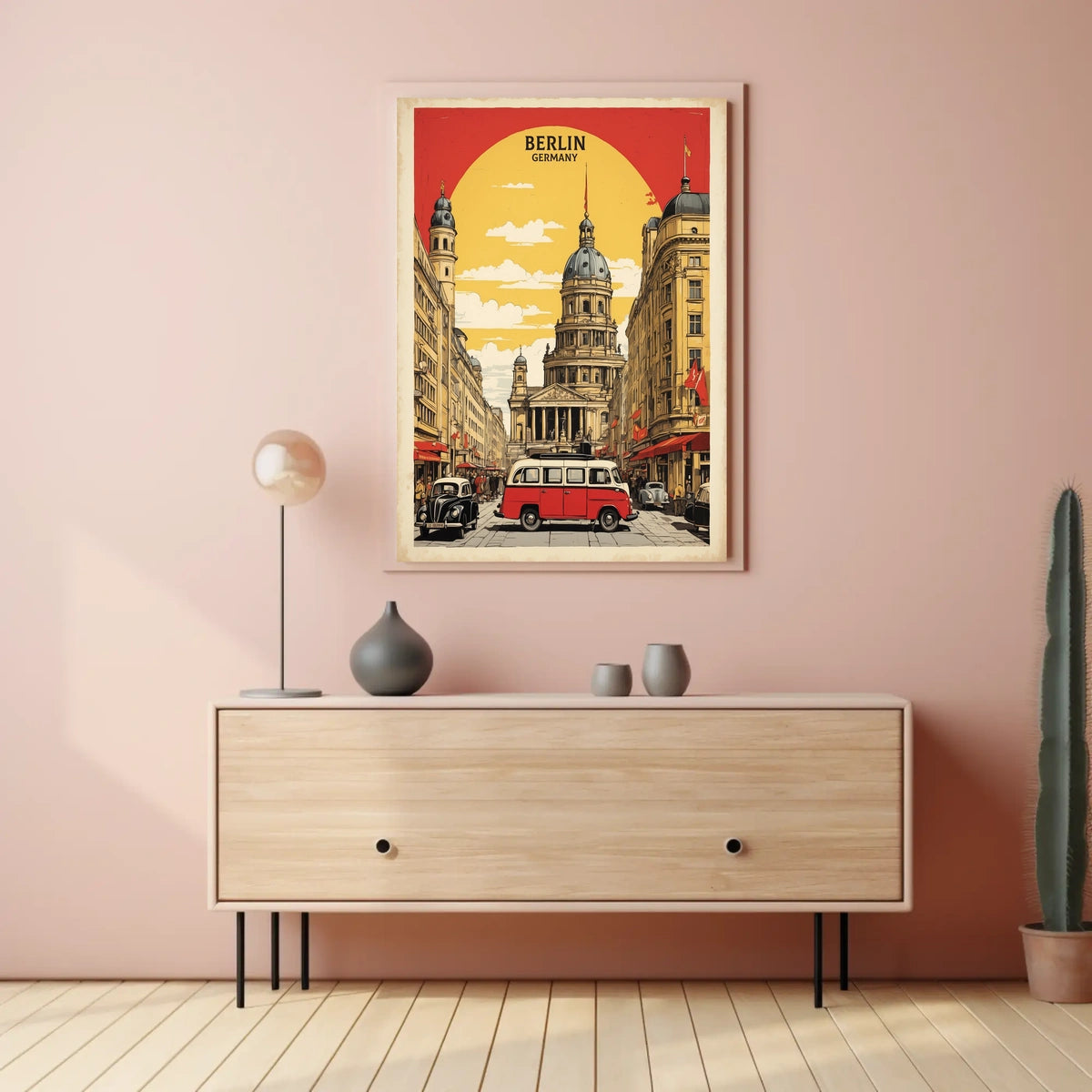 Berlin Vintage Travel Poster