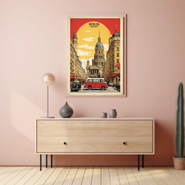 Berlin Vintage Travel Poster