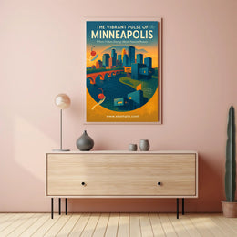 The Vibrant Pulse of Minneapolis Poster PosterGoat