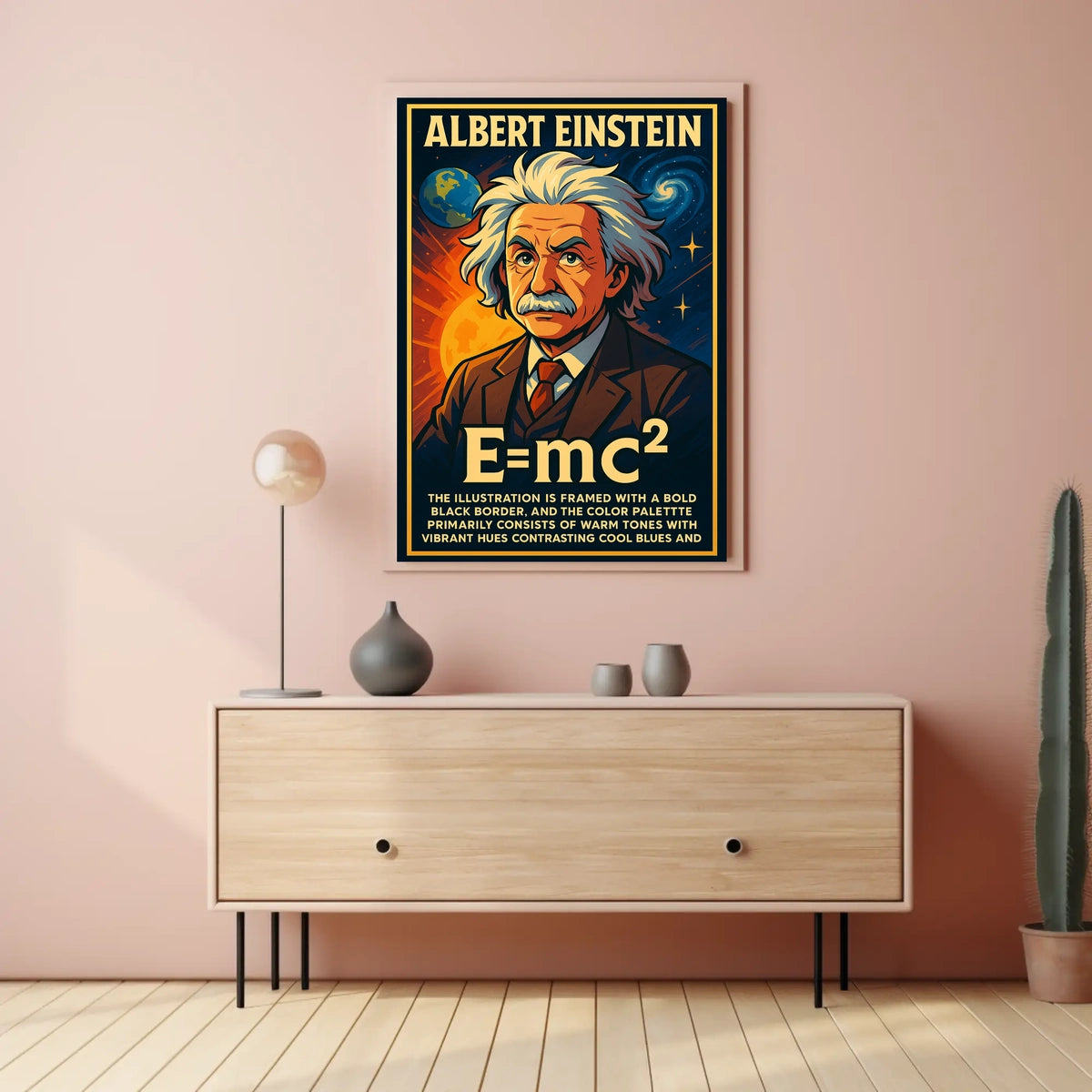 Albert Einstein EMc² Poster