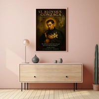 Saint Aloysius Gonzaga Devotional Cultural or Heritage Poster PosterGoat
