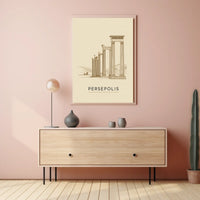 Persepolis Ancient Ruins Poster