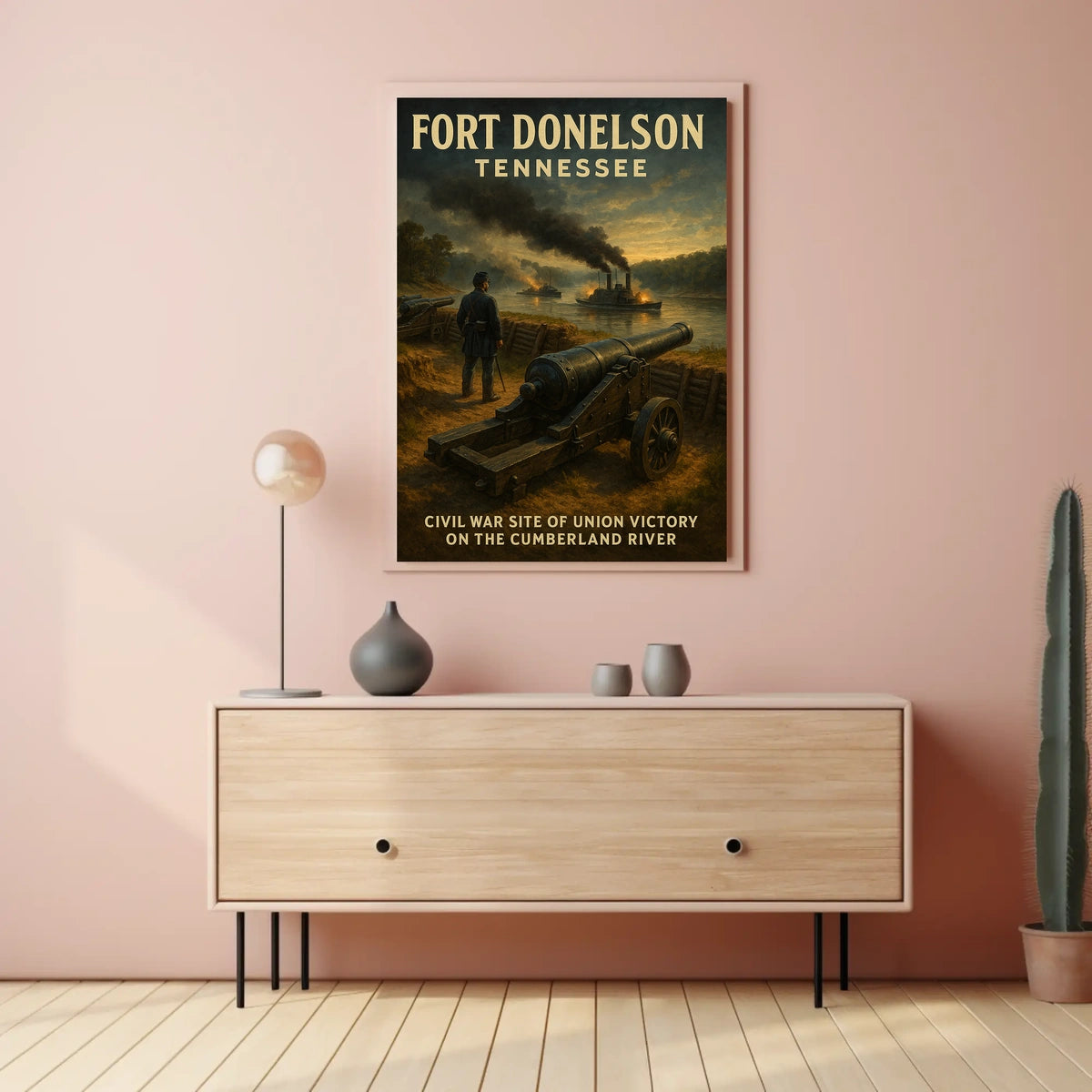 Fort Donelson Civil War Victory Poster