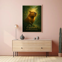 Capybara Guardian of Serenity Poster