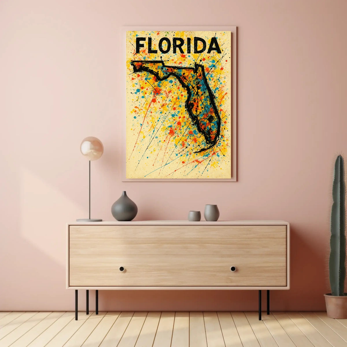 Florida Art Splash Poster
