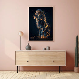 Celestial Lion Poster