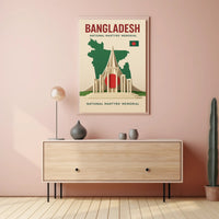 National Martyrs' Memorial Bangladesh Cultural Heritage Poster