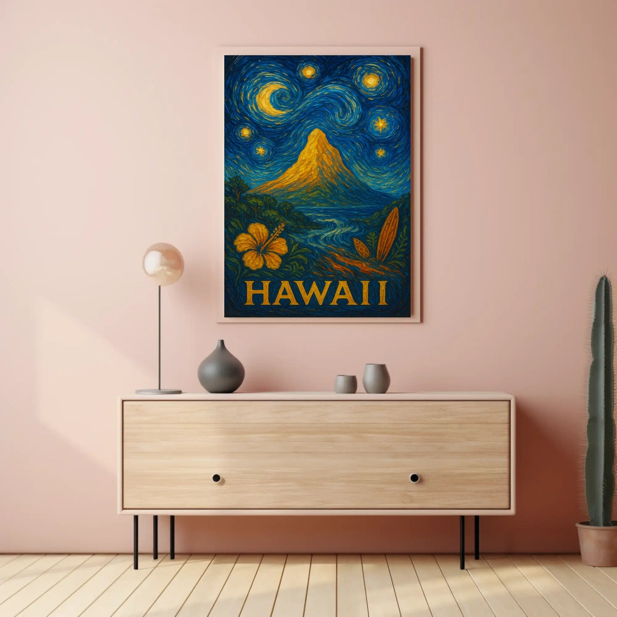 Starry Night in Hawaii Poster