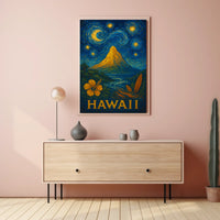 Starry Night in Hawaii Poster