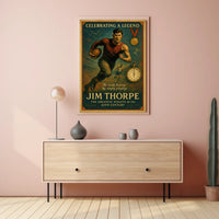 Celebrating a Legend Jim Thorpe Poster