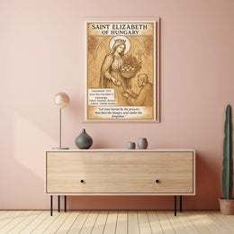 Saint Elizabeth of Hungary Poster PosterGoat