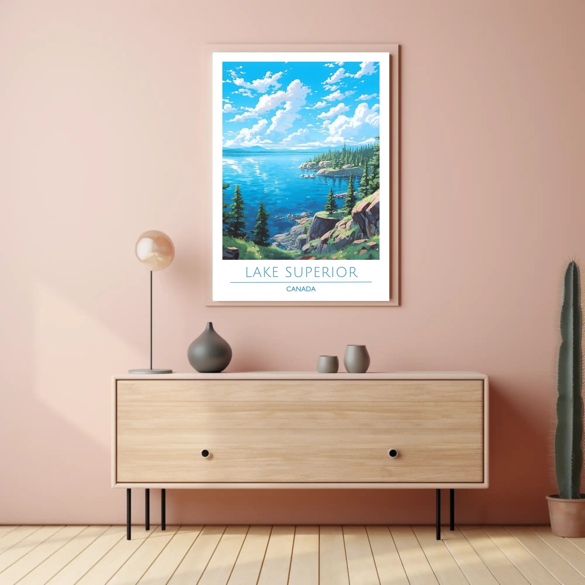 Lake Superior Serenity Poster