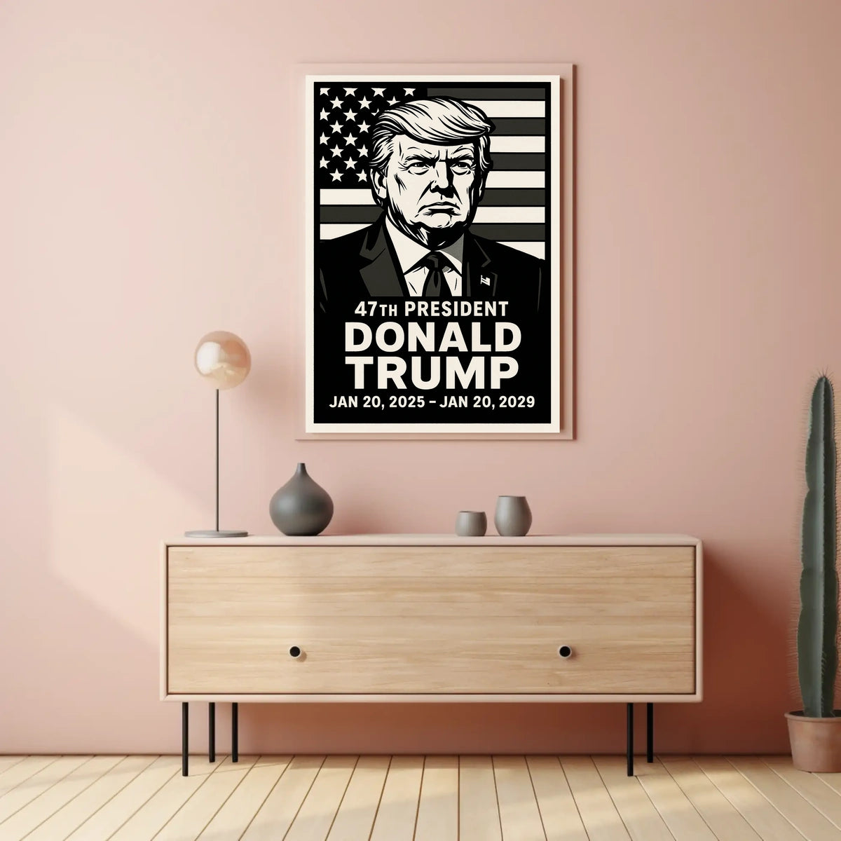 Donald Trump 47th President Poster