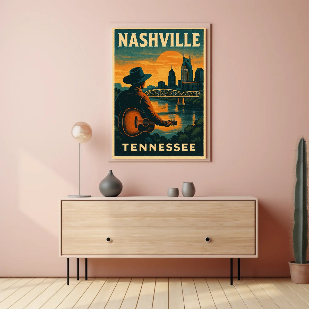 Nashville Skyline Poster