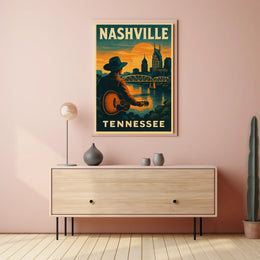 Nashville Skyline Poster