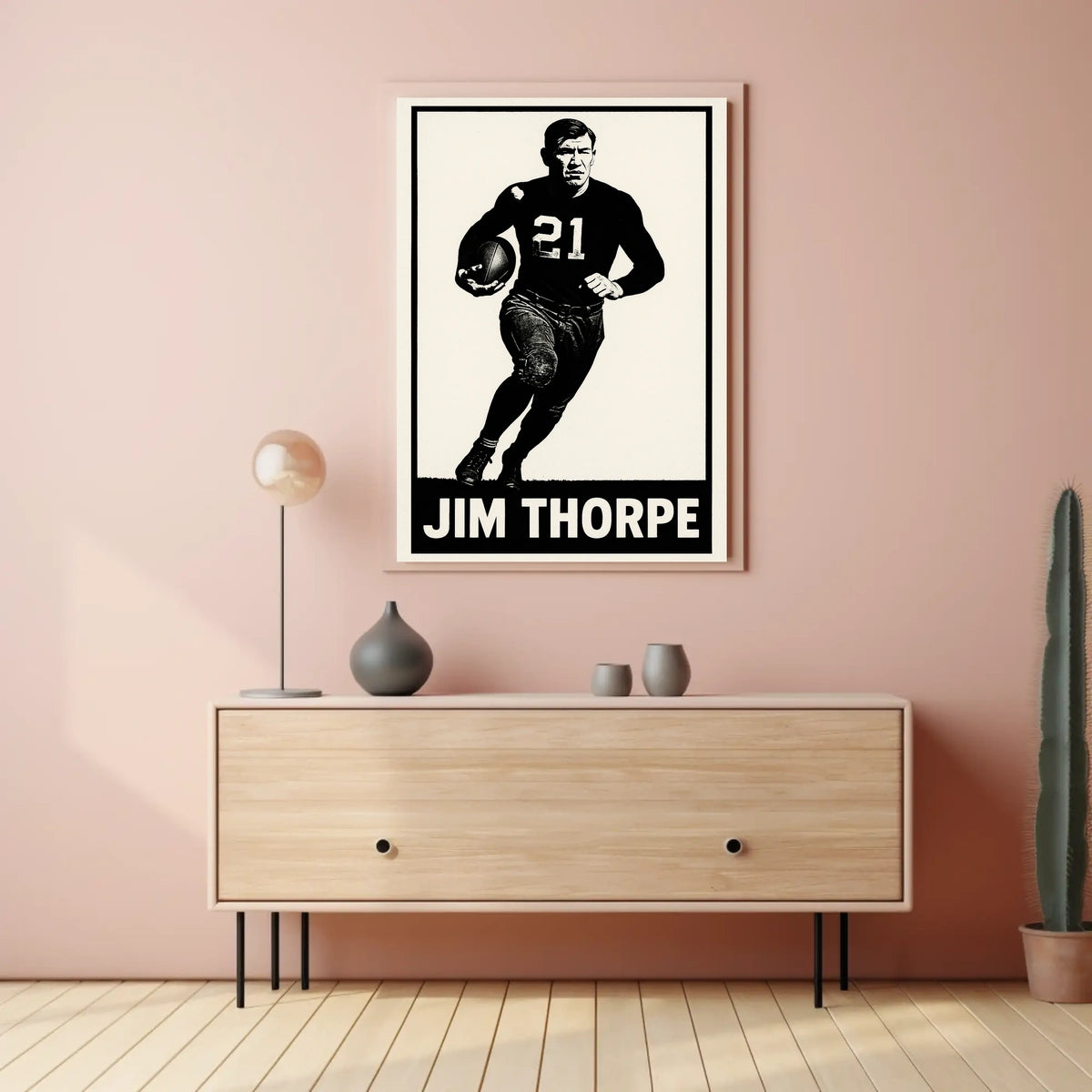 Jim Thorpe Legendary Athlete Poster