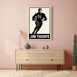 Jim Thorpe Legendary Athlete Poster