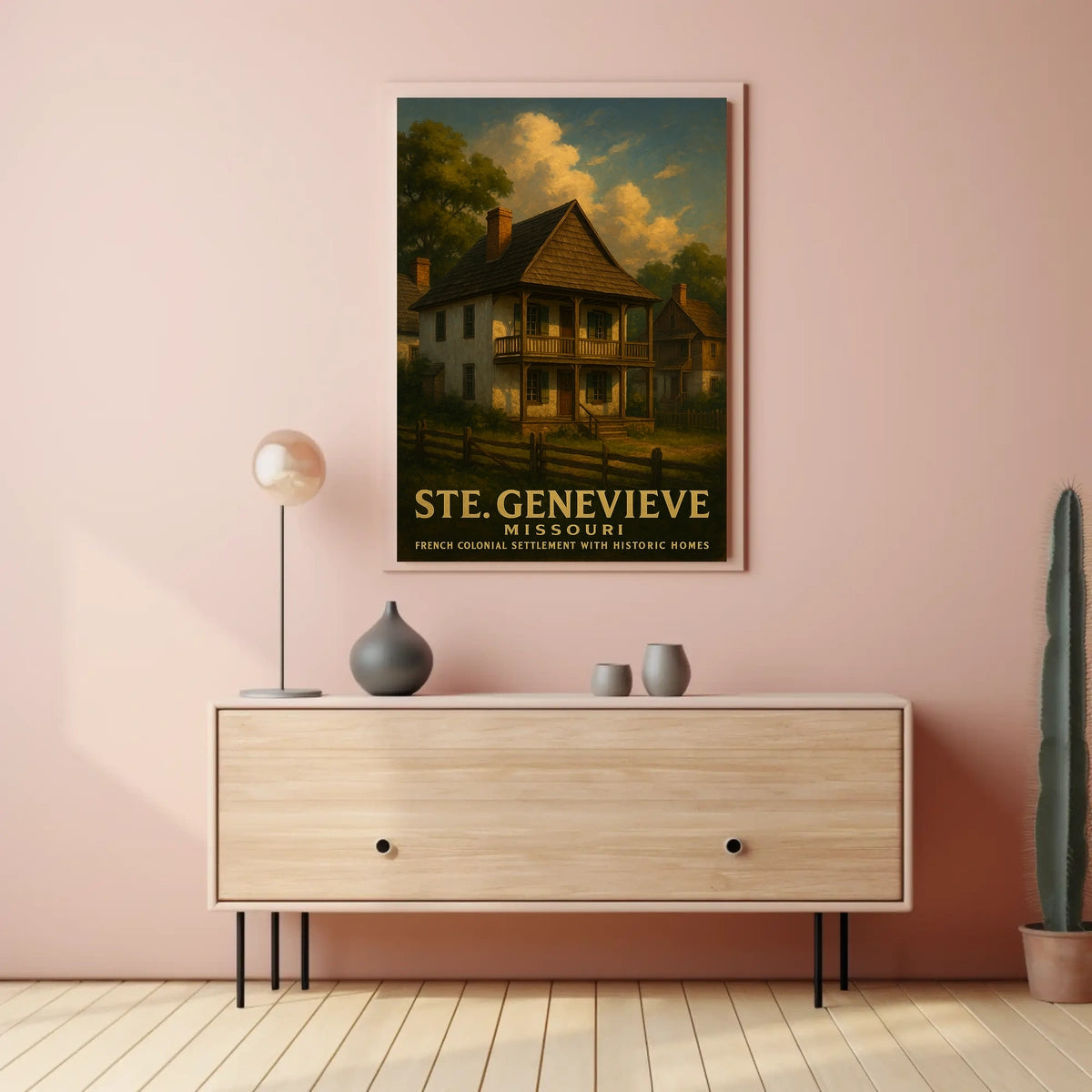 Ste. Genevieve French Colonial Poster
