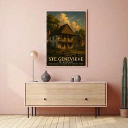 Ste. Genevieve French Colonial Poster