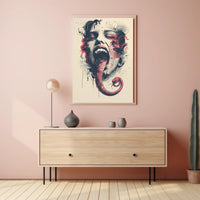 Serpent's Embrace Art Print Poster for Home Decor PosterGoat
