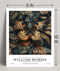 William Morris Botanical Artistry Exhibition Artistic Poster