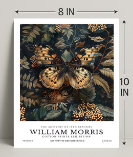 William Morris Botanical Artistry Exhibition Artistic Poster