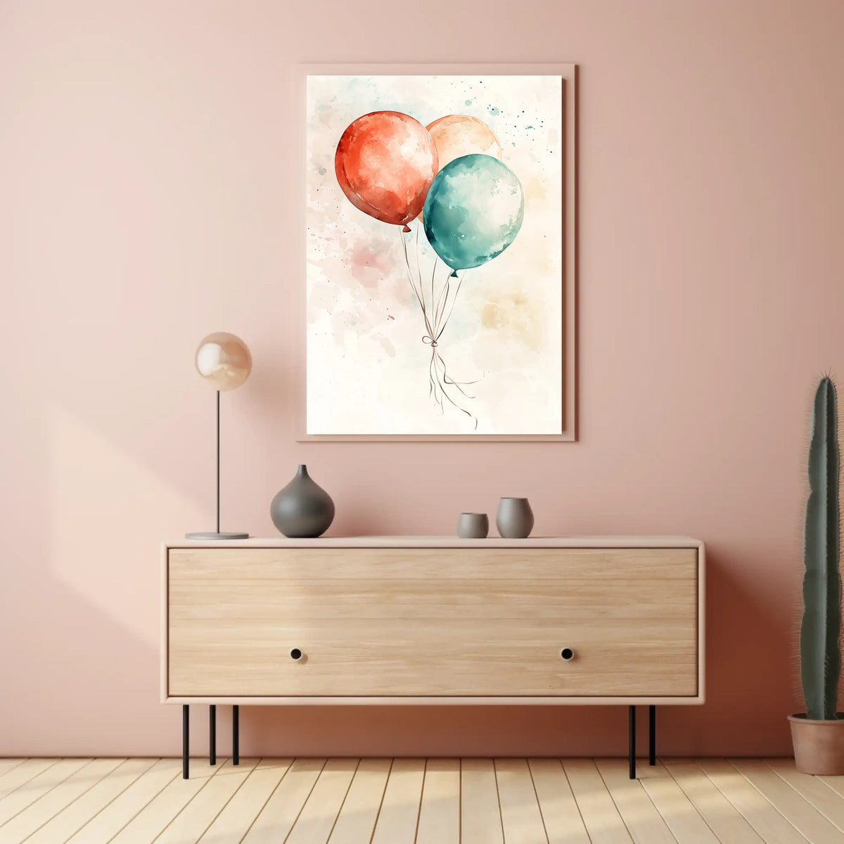 three balloons Poster