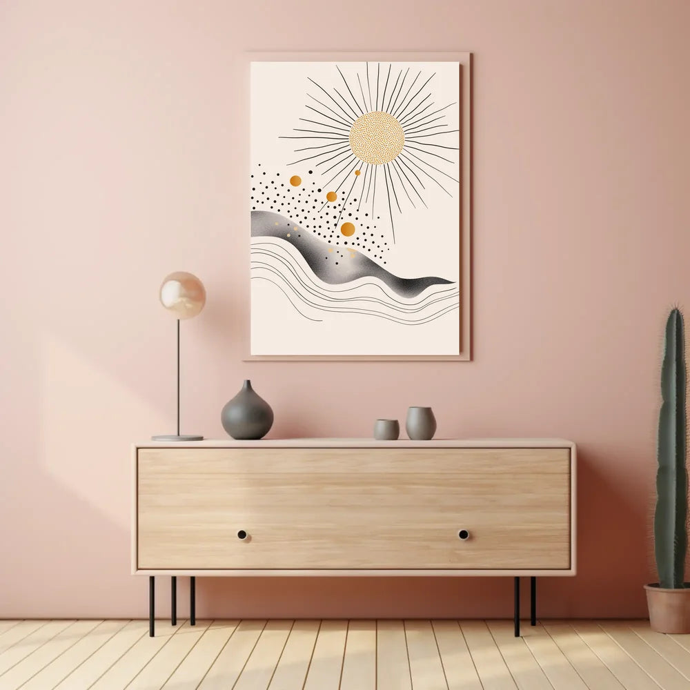 Minimal Text "at He" Event Promotion Poster