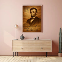 Abraham Lincoln A Legacy of Leadership Poster