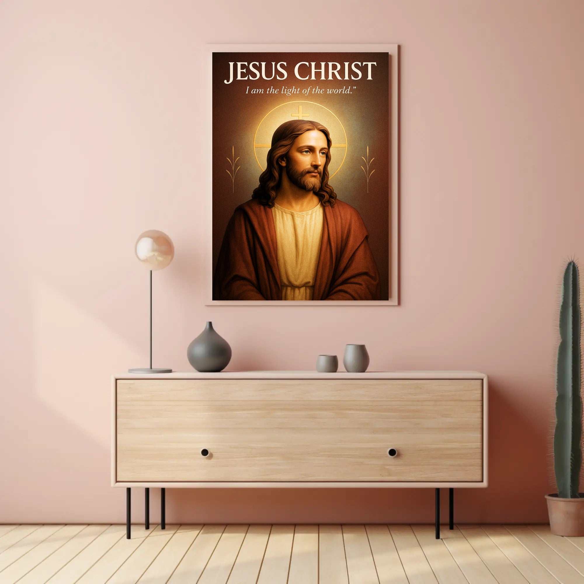 Jesus Christ  I am the Light of the World Poster PosterGoat