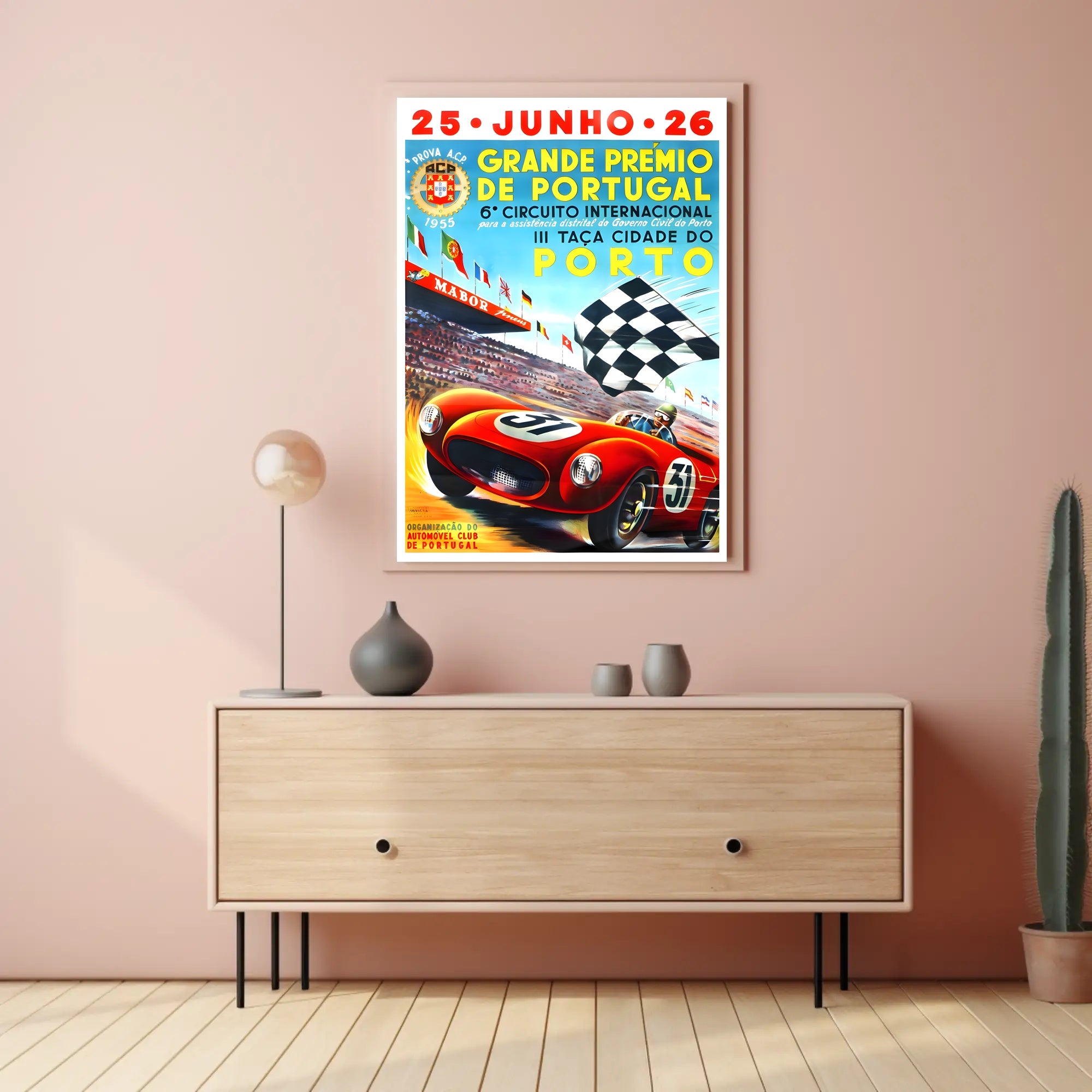 Grande Prémio de Portugal 1955 Poster