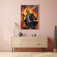 Barack Obama Funny Carton Presidential Poster
