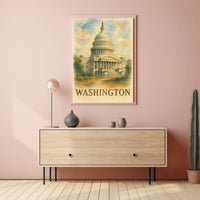 Capitol Building in Washington Poster