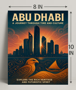 Abu Dhabi Heritage Meets Modernity Urban or Cityscape Poster