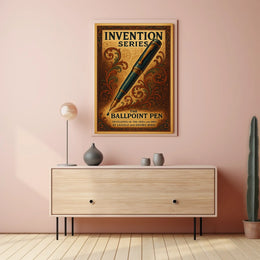 The Ballpoint Pen Invention Series Poster