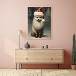 Festive Fox In Winter Wonderland Poster